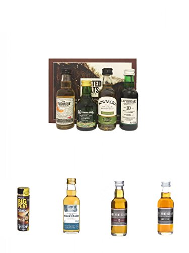 Peated Malts of Distinction 4 x 5 cl Miniaturen + Big Peat Single Malt Whisky Miniatur 5 cl + Arran Robert Burns Blended Scotch Miniatur 5 cl + Auchentoshan 12 Jahre Single Malt Whisky Miniatur 5 cl + Auchentoshan Three Wood Single Malt Whisky Miniatur 5 Peated Malts of Distinction 4 x 5 cl Miniaturen + Big Peat Single Malt Whisky Miniatur 5 cl + Arran Robert Burns Blended Scotch Miniatur 5 cl + Auchentoshan 12 Jahre Single Malt Whisky Miniatur 5 cl + Auchentoshan Three Wood Single Malt Whisky Miniatur 5 von Unbekannt