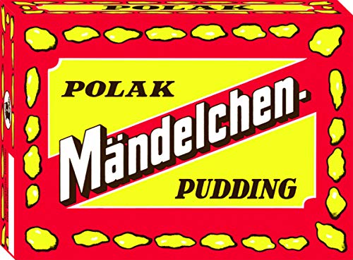 Polak Mändelchen Puddingpulver mit Mandelgeschmack, cremiger Grießpudding mit feinen Mandelstückchen verfeinert, 22er Pack (22 x 50 g) von RUF