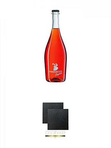 Primasecco Sprizz trocken 0,7 Liter + Schiefer Glasuntersetzer eckig ca. 9,5 cm Ø 2 Stück Primasecco Sprizz trocken 0,7 Liter + Schiefer Glasuntersetzer eckig ca. 9,5 cm Ø 2 Stück von Unbekannt