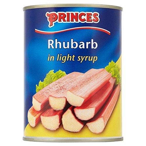 Princes Rhabarber in Licht Sirup (540g) - Packung mit 2 von Princes