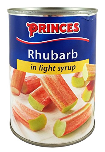 Princes Rhabarber in Licht Sirup (540g) - Packung mit 6 von Princes