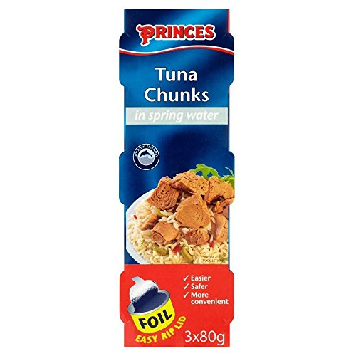 Princes Tuna Chunks in Spring Water (3x80g) - Packung mit 2 von Unbekannt