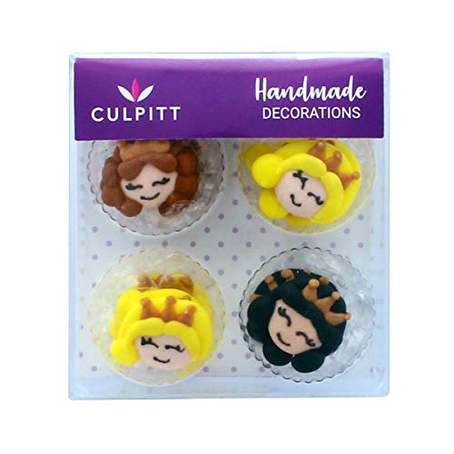 Princess Sugar Cake Decorations - 12 Pack von Culpitt