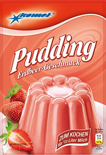 Pudding Erdbeer-Geschmack von Komet von Unbekannt