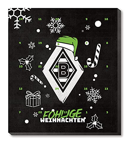 Riegelein Fußball Adventskalender Borussia M´Gladbach mit 25 Schokoladentalern + Gimmick, 1er Pack (1 x 200 g) von RIEGELEIN