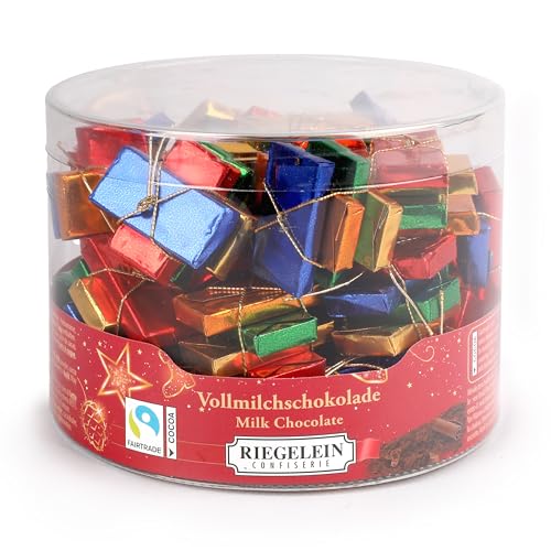 Riegelein Napolitains 282g – 88 kleine Schokotäfelchen - Schokolade einzeln verpackt & Fairtrade-zertifiziert – Perfekt für Adventskalender, Nikolaus Riegelein Napolitains 282g – 88 kleine Schokotäfelchen - Schokolade einzeln verpackt & Fairtrade-zertifiziert – Perfekt für Adventskalender, Nikolaus von Riegelein