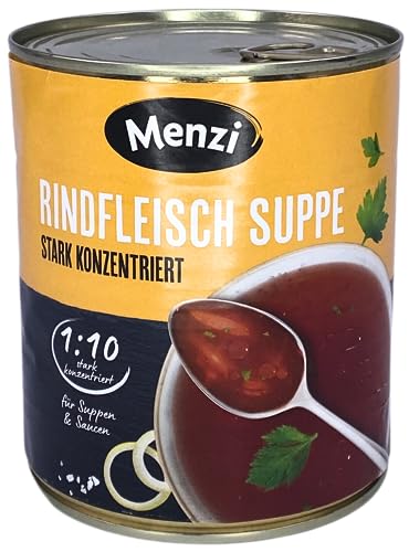 Rindfleischsuppe 1:10 von MENZI, 800ml von MENZI