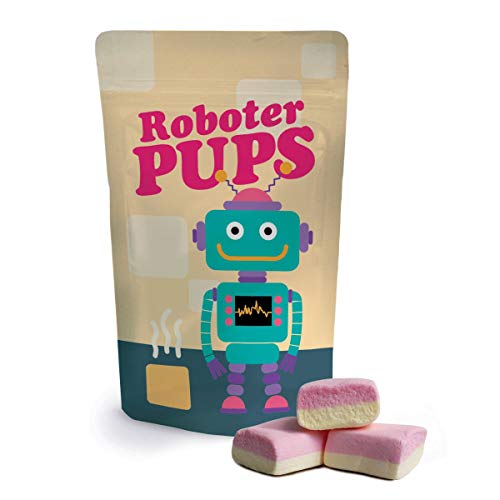 Roboter Pups, Marshmellow Cubes, ca. 20 g von Unbekannt