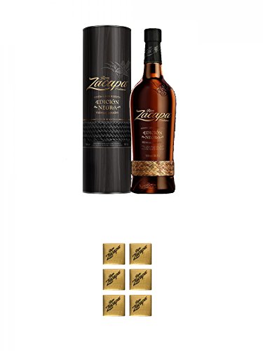 Ron Zacapa Variante - Edicion Negra - 0,7 Liter + Zacapa Schokoladentäfelchen 6 Stück von Unbekannt