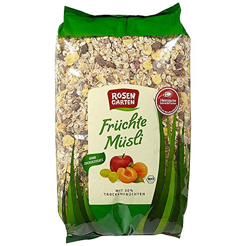 Rosengarten Bio Müsli Früchte 4x2kg von Rosengarten