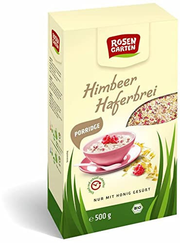 Rosengarten Bio Porridge Himbeer-Haferbrei (2 x 500 gr) von Rosengarten