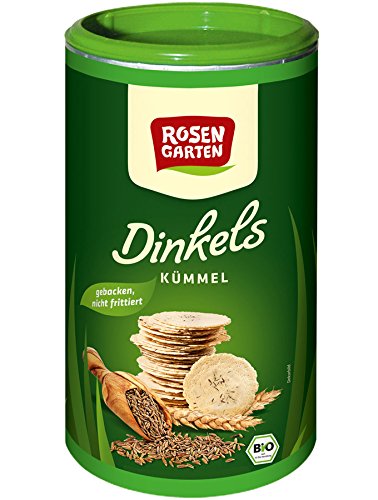 Rosengarten Dinkels Kümmel-Cräcker, 6er Pack (6 x 100 g) von Rosengarten
