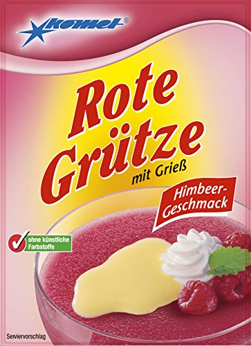 Rote Grütze Himbeer-Geschmack von Komet Rote Grütze Himbeer-Geschmack von Komet von Unbekannt