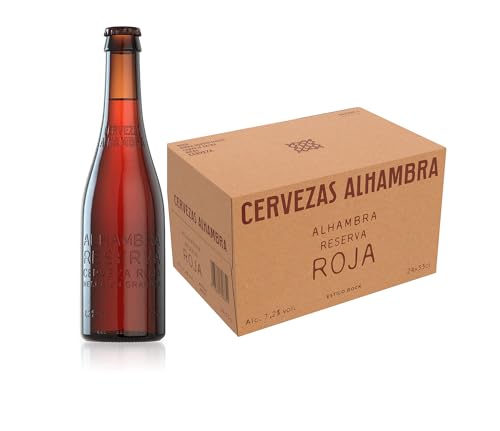 Rotes Bier Alhambra Reserva 24x33cl (Pack 24 Flaschen) von ALHAMBRA