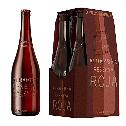 Rotes Bier Alhambra Reserva 4x33cl (Pack 4 Flaschen) von ALHAMBRA