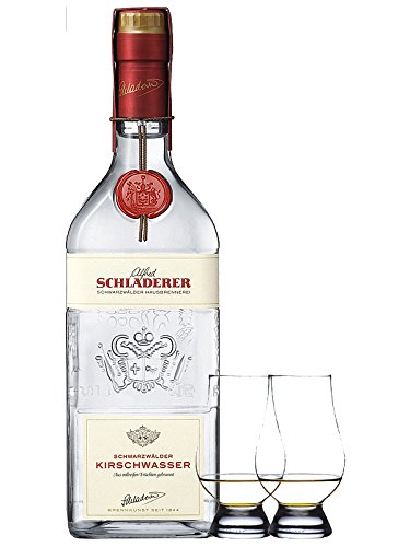 Schladerer Kirschwasser aus vollreifen Früchten - Deutschland + 2 Glencairn Gläser Schladerer Kirschwasser aus vollreifen Früchten - Deutschland + 2 Glencairn Gläser von Unbekannt