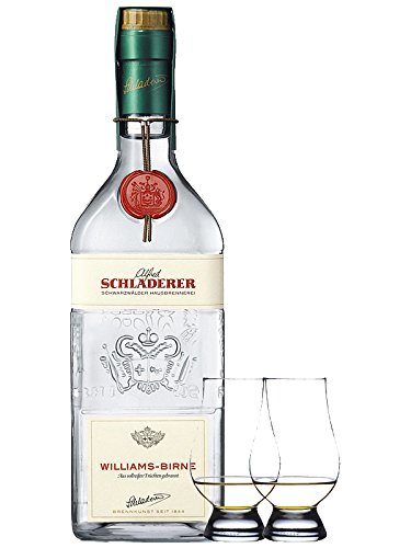 Schladerer Williams Birne aus vollreifen Früchten Deutschland 0,7 Liter + 2 Glencairn Gläser Schladerer Williams Birne aus vollreifen Früchten Deutschland 0,7 Liter + 2 Glencairn Gläser von Unbekannt