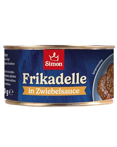 Simon Frikadelle in delikater Zwiebelsauce 300 Gramm in recyclebarer Konservendose Simon Frikadelle in delikater Zwiebelsauce 300 Gramm in recyclebarer Konservendose von SIMON