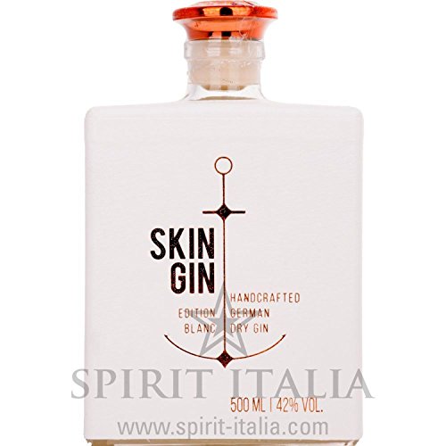 Skin Gin Handcrafted German Dry Gin Edition Blanc 42,00% 0.5 l. Skin Gin Handcrafted German Dry Gin Edition Blanc 42,00% 0.5 l. von Unbekannt