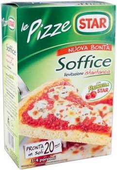 Star le Pizze Pizzateig mit Tomaten Soße (440g Packung) von Unbekannt