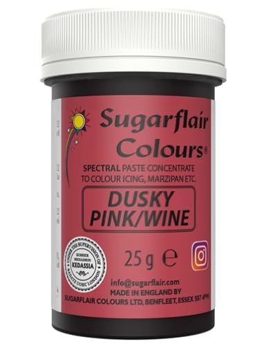 Sugarflair Paste Colour - Spectral Dusky Pink/Wine 25g von Sugarflair Colours