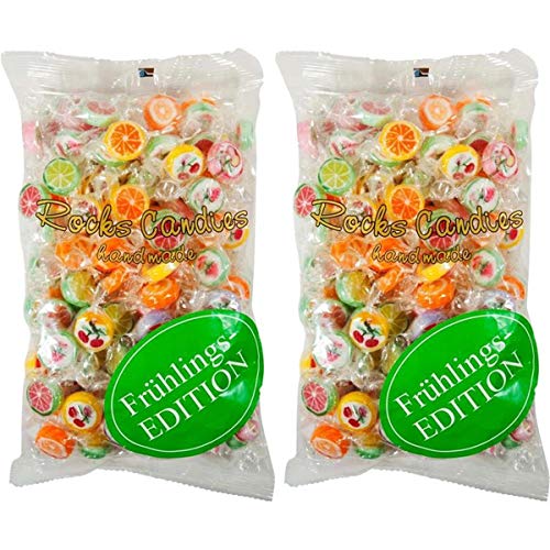 Sweet Stories Rocks Candies Mix Bunt 500g im Beutel Lutsch-Bonbons (2er Pack) von Unbekannt