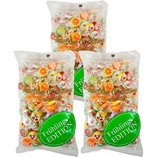 Sweet Stories Rocks Candies Mix Bunt 500g im Beutel Lutsch-Bonbons (3er Pack) von Unbekannt