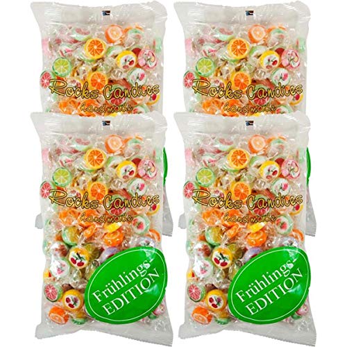 Sweet Stories Rocks Candies Mix Bunt 500g im Beutel Lutsch-Bonbons (4er Pack) von Unbekannt