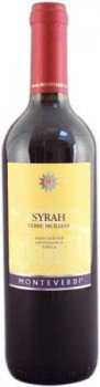 Syrah Sicilia Monteverdi original sizilianischer Rotwein (0,75l Flasche) von Unbekannt