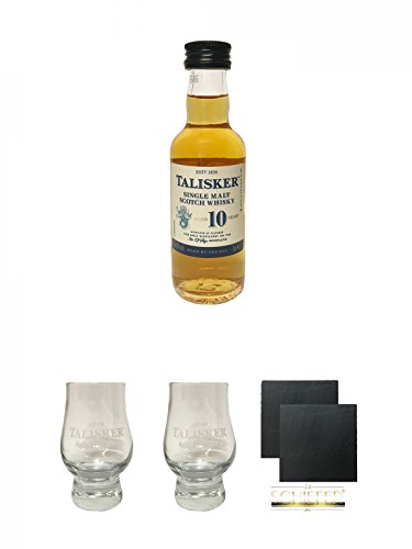 Talisker 10 Jahre Isle of Skye Single Malt Whisky 0,05 Liter Miniatur Geschenkset von Unbekannt