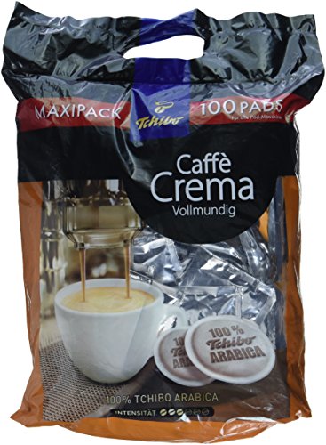 Tchibo Caffè Crema Vollmundig Maxipack, Kaffeepad für alle gängigen Pad Maschinen, 100 Pads von Tchibo