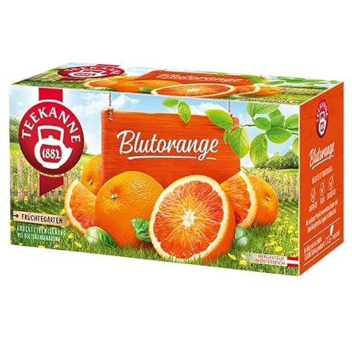 Teekanne Österreich Früchtegarten Blutorange, 20 Teebeutel, 60 g von Teekanne