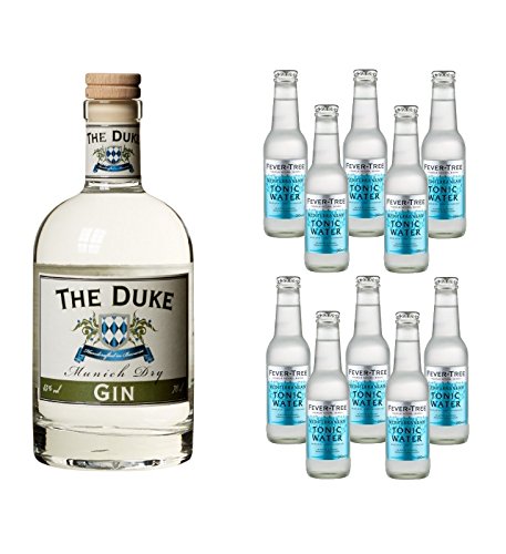 The Duke Munich Dry Gin (1 x 0.7 l) mit Fever Tree Mediterranean (10 x 0.2 l) von Unbekannt
