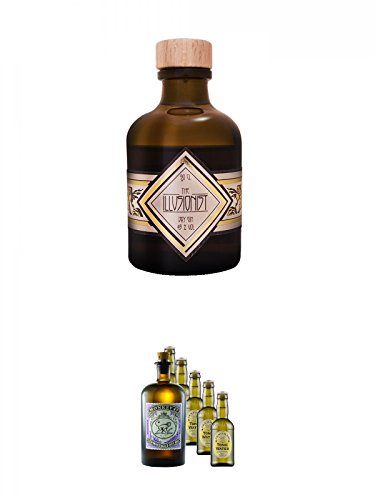 The Illusionist Dry Gin 0,05 Liter Miniatur + Monkey 47 Gin & Fentimans Tonic Water 5 x 200 ml von Unbekannt