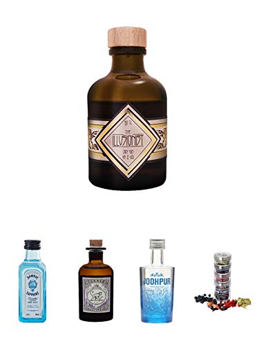 The Illusionist Dry Gin 0,05 Liter Probierset plus Gewürze von Unbekannt