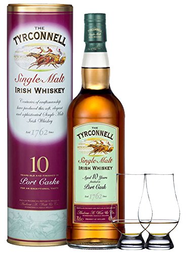 The Tyrconnell 10 Jahre Port Finish 0,7 Liter + 2 Glencairn Gläser von Unbekannt