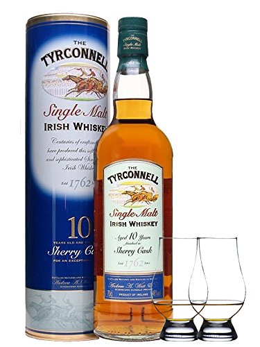 The Tyrconnell 10 Jahre Sherry Finish 0,7 Liter + 2 Glencairn Gläser von Unbekannt