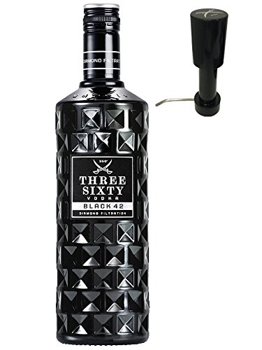 Three Sixty Black 42 Vodka 3,0 Liter + Three Sixty Pumpe Three Sixty Black 42 Vodka 3,0 Liter + Three Sixty Pumpe von Unbekannt
