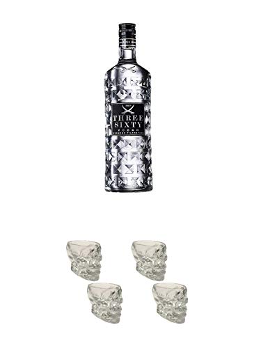 Three Sixty Vodka 3,0 Liter + Wodka Totenkopf Shotglas 2 Stück + Wodka Totenkopf Shotglas 2 Stück Three Sixty Vodka 3,0 Liter + Wodka Totenkopf Shotglas 2 Stück + Wodka Totenkopf Shotglas 2 Stück von Unbekannt