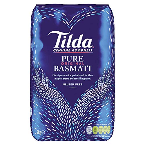 Tilda Basmati Reis 2 kg (1er Pack) Basmati Rice ~ Basmatireis von Tilda