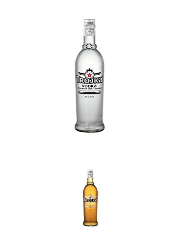 Trojka Vodka Pure Grain 0,7 Liter + Trojka Caramel Likör mit Wodka CARAMEL 0,7 Trojka Vodka Pure Grain 0,7 Liter + Trojka Caramel Likör mit Wodka CARAMEL 0,7 von Unbekannt