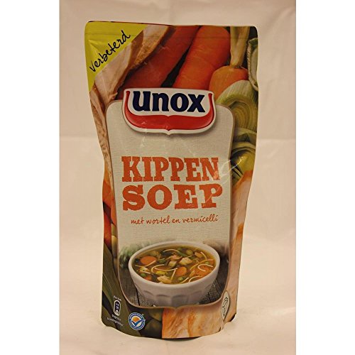 Unox Kippensoep met Wortel en Vermicelli 570ml Packung (Hühnersuppe mit Möhren und Nudeln) von Unbekannt