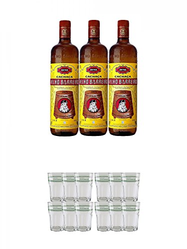 Velho Barreiro Silver Cachaca Originalabfüllung 3 x 1,0 Liter + Velho Barreiro Caipirinha Glas 6 Stück + Velho Barreiro Caipirinha Glas 6 Stück Velho Barreiro Silver Cachaca Originalabfüllung 3 x 1,0 Liter + Velho Barreiro Caipirinha Glas 6 Stück + Velho Barreiro Caipirinha Glas 6 Stück von Unbekannt