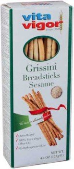 Vita Vigor Grissini mit Sesamgeschmack (125g Packung) von Unbekannt