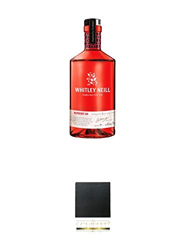 Whitley Neill Gin RASPBERRY 0,7 Liter + Schiefer Glasuntersetzer eckig ca. 9,5 cm Durchmesser Whitley Neill Gin RASPBERRY 0,7 Liter + Schiefer Glasuntersetzer eckig ca. 9,5 cm Durchmesser von Diverse