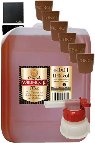 Wikinger Met 10 Liter Kanister + Tonbecher Groß 6er Set + Ausgießer Wikinger Met 10 Liter Kanister + Tonbecher Groß 6er Set + Ausgießer von Unbekannt