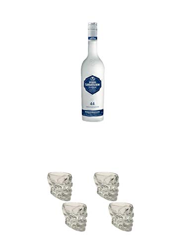 Wodka Gorbatschow Platinum 0,70 Liter + Wodka Totenkopf Shotglas 2 Stück + Wodka Totenkopf Shotglas 2 Stück Wodka Gorbatschow Platinum 0,70 Liter + Wodka Totenkopf Shotglas 2 Stück + Wodka Totenkopf Shotglas 2 Stück von Unbekannt