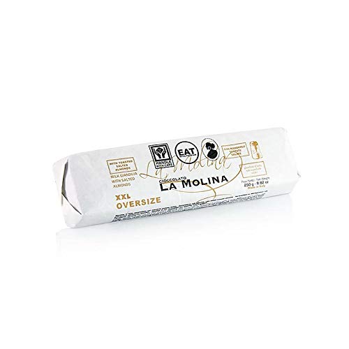 XXL Oversize Gianduja Barren mit Salzmandeln, La Molina, 250g XXL Oversize Gianduja Barren mit Salzmandeln, La Molina, 250g von Unbekannt