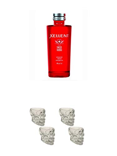 Xellent Swiss Vodka 0,70 Liter + Wodka Totenkopf Shotglas 2 Stück + Wodka Totenkopf Shotglas 2 Stück Xellent Swiss Vodka 0,70 Liter + Wodka Totenkopf Shotglas 2 Stück + Wodka Totenkopf Shotglas 2 Stück von Unbekannt