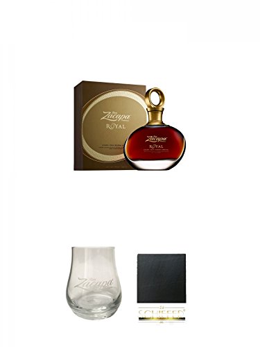 Zacapa - ROYAL - 0,7 Liter + Zacapa Glas + Schiefer Glasuntersetzer eckig ca. 9,5 cm Durchmesser Zacapa - ROYAL - 0,7 Liter + Zacapa Glas + Schiefer Glasuntersetzer eckig ca. 9,5 cm Durchmesser von Unbekannt